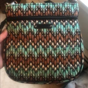 Vera Bradley petite double zip hipster